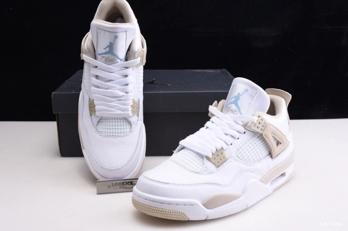 1st Kicks Jordan 2017 Retro 4 Sand 487724-118 0706